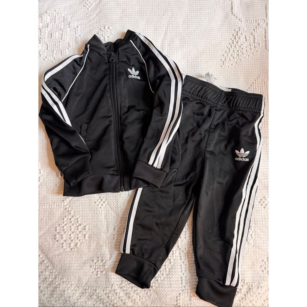 Adidas Originals SST Tracksuit Set 2T Black White